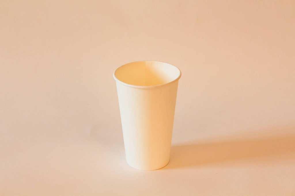 Kaffeebecher Ø90mm/300ml mit Bagassedeckel / weiß / 1000 Stk.