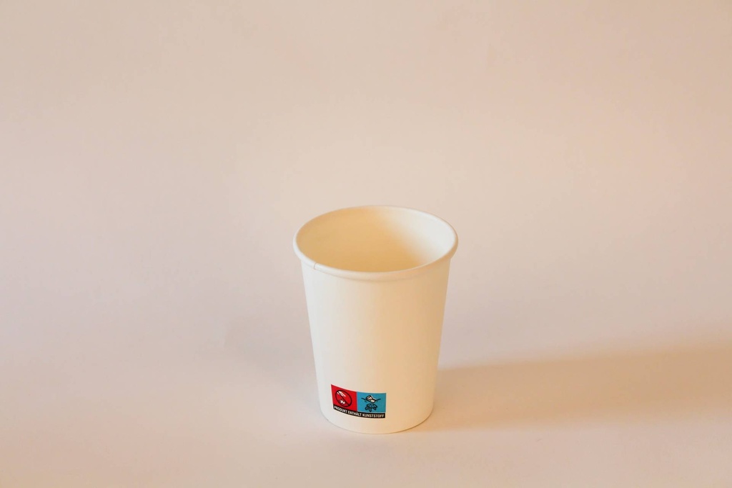 Kaffeebecher Ø80mm/200ml ohne Deckel / weiß / 1000 Stk.