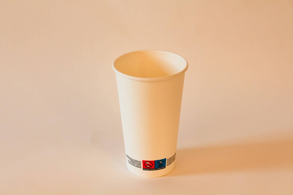 Kaffeebecher Ø90mm/400ml ohne Deckel / weiß / 1000 Stk.