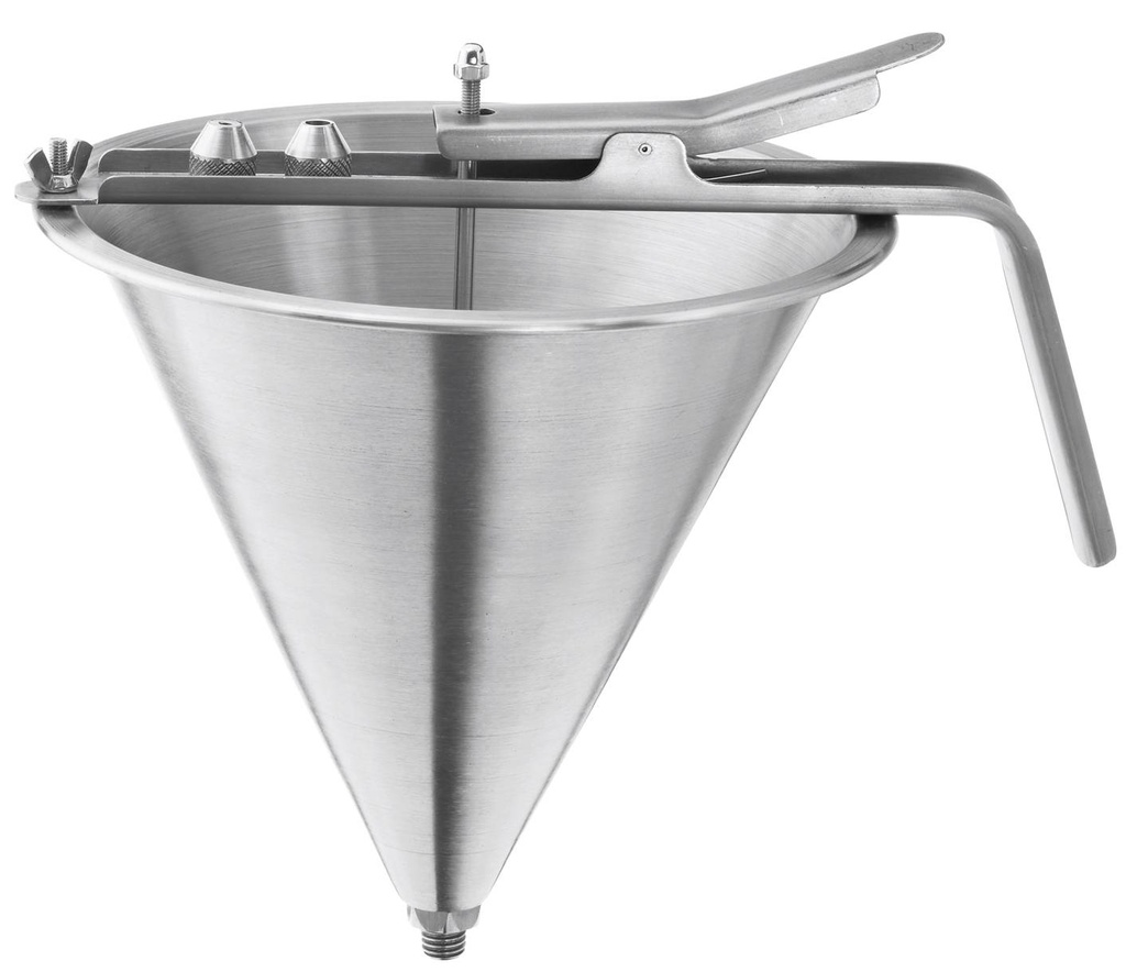 Saucen-Portionierer aus Edelstahl, 180 mm