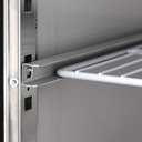 Kühltisch / 4-türig inkl. Aufkantung - Monoblock, 2230 x 700 mm