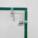Kühlaufsatz mit Glasabdeckung 7xGN1/4, 1500 x 335 mm