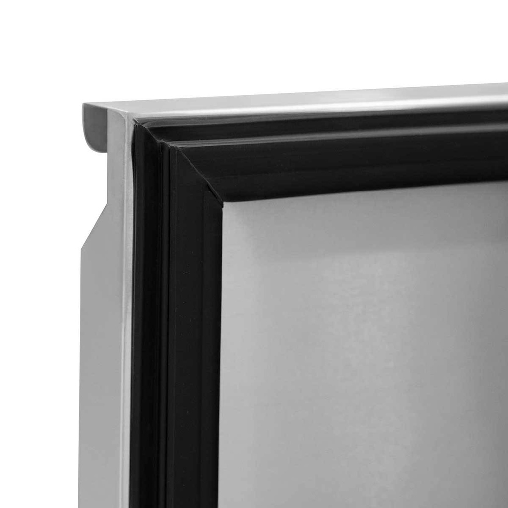 Pizzakühltisch / 3-türig "schwarz", 2020 x 800 mm