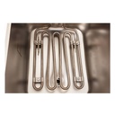 Elektro Fritteuse 1 Becken mit Ablasshahn 8 Liter, 310 x 570 mm