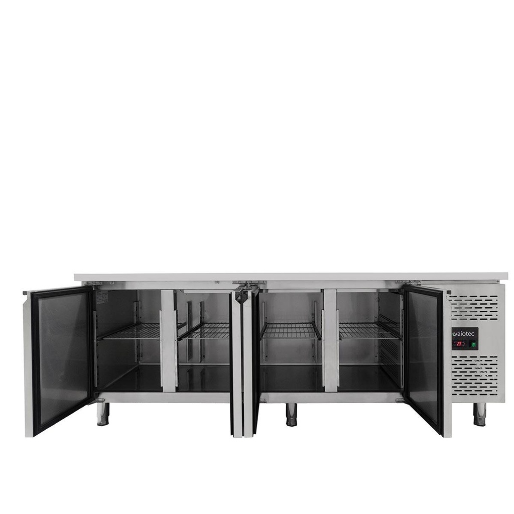Kühltisch / 4-türig, 2230 x 600 mm
