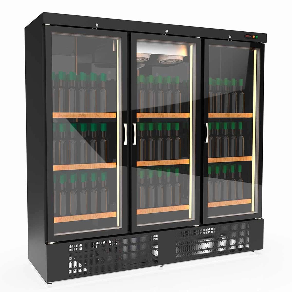 TOPLINE Weinkühlschrank Schwarz, 1852 Liter, 315 Flaschen, 2055 x 735 mm