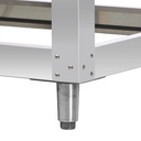 Untergestell für TOPLINE Elektro Pizzaofen 6 x 34 cm (tiefe Version), 1100 x 1185 mm