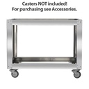Untergestell für TOPLINE Elektro Pizzaofen 4+4 x 34 cm, 1100 x 825 mm