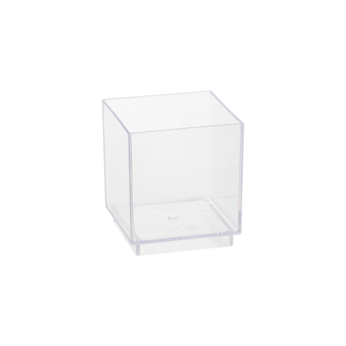 30 Fingerfood - Schalen, PS eckig 55 ml 4,7 cm x 4,2 cm x 4,2 cm glasklar