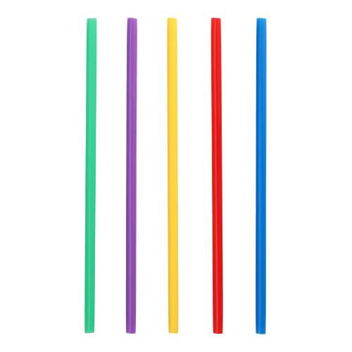 100 Mehrweg-Shake-Halme PP Ø 8 mm · 25 cm farbig sortiert