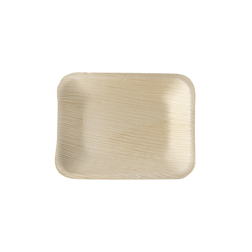 25 Tabletts, Palmblatt "pure" eckig 16 cm x 12 cm x 2,5 cm