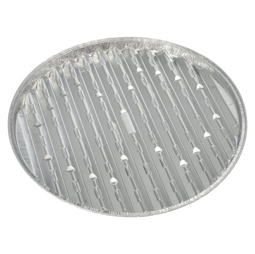 5 Grillschalen, Alu rund Ø 34 cm · 2 cm