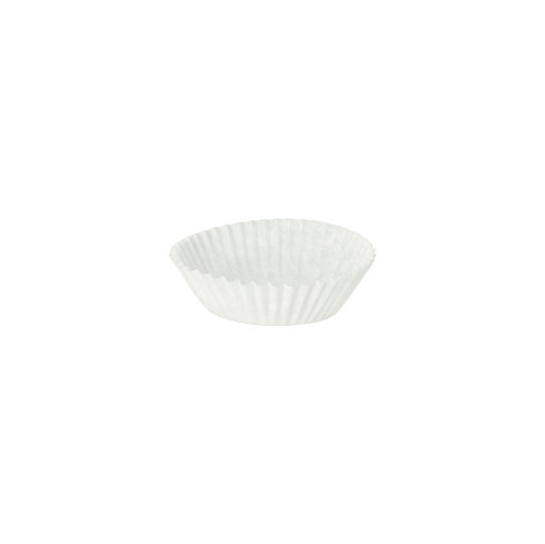 1000 Backförmchen rund Ø 3,5 cm · 1,9 cm weiss
