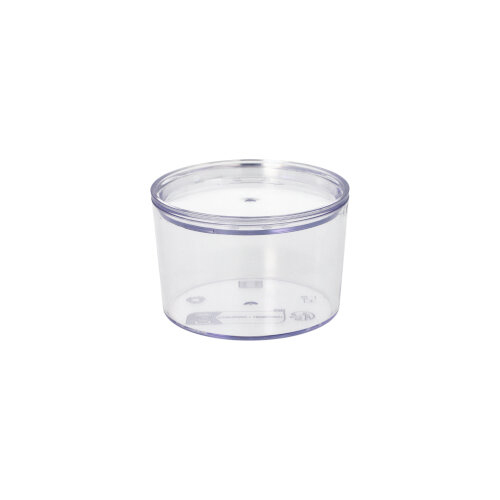 10 Mehrweg-Becher + Deckel rund 190 ml Ø 8 cm · 5,4 cm transparent "Cella"