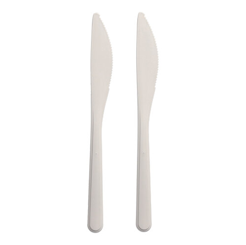 50 "Circulware" Mehrweg-Messer PP-MF 18,5 cm weiss extra stabil