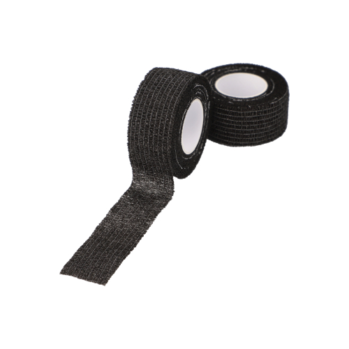 9 Rollen Pflaster / Bandagen selbsthaftend 5 m x 2,5 cm schwarz