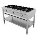 Tisch für Pfannenkuchen 3 Brenner, 1290 x 600 x 800 mm