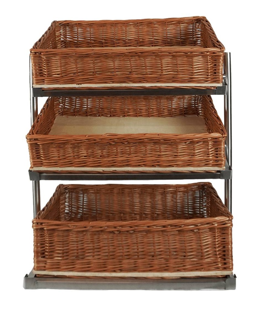 Brotkorb Etagere 3 Hoch Breit Modell, 620 x 335 x 760 mm