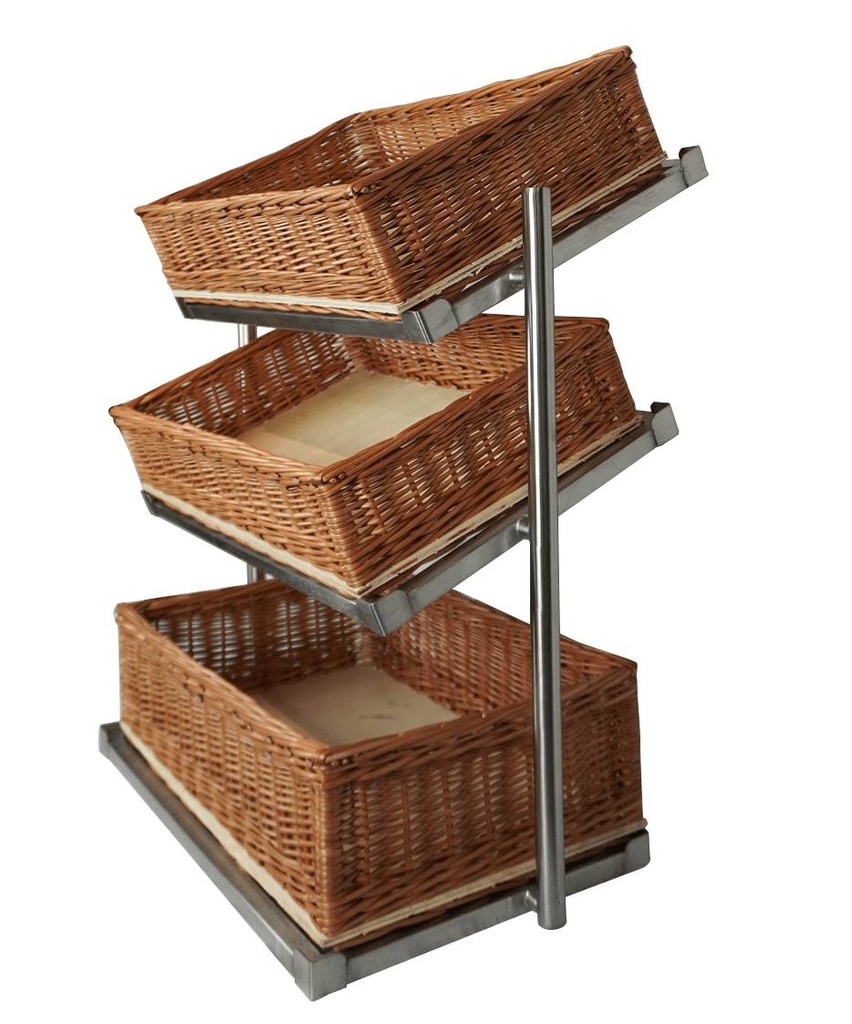 Brotkorb Etagere 3 Hoch Breit Modell, 620 x 335 x 760 mm