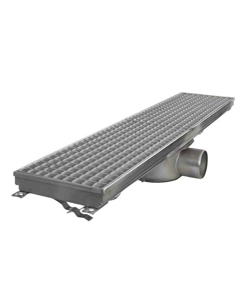 200 Bodenablauf 891 aus Edelstahl, 891 x 200 x 140 mm