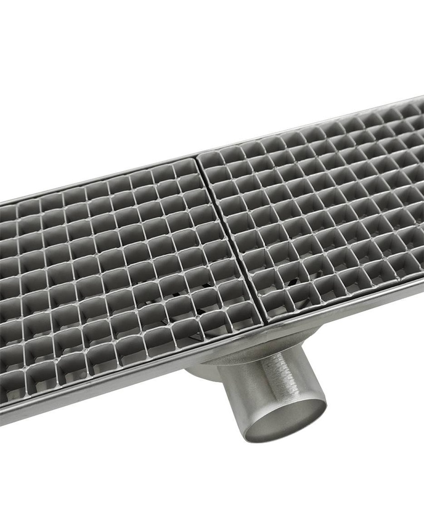 200 Bodenablauf 891 aus Edelstahl, 891 x 200 x 140 mm