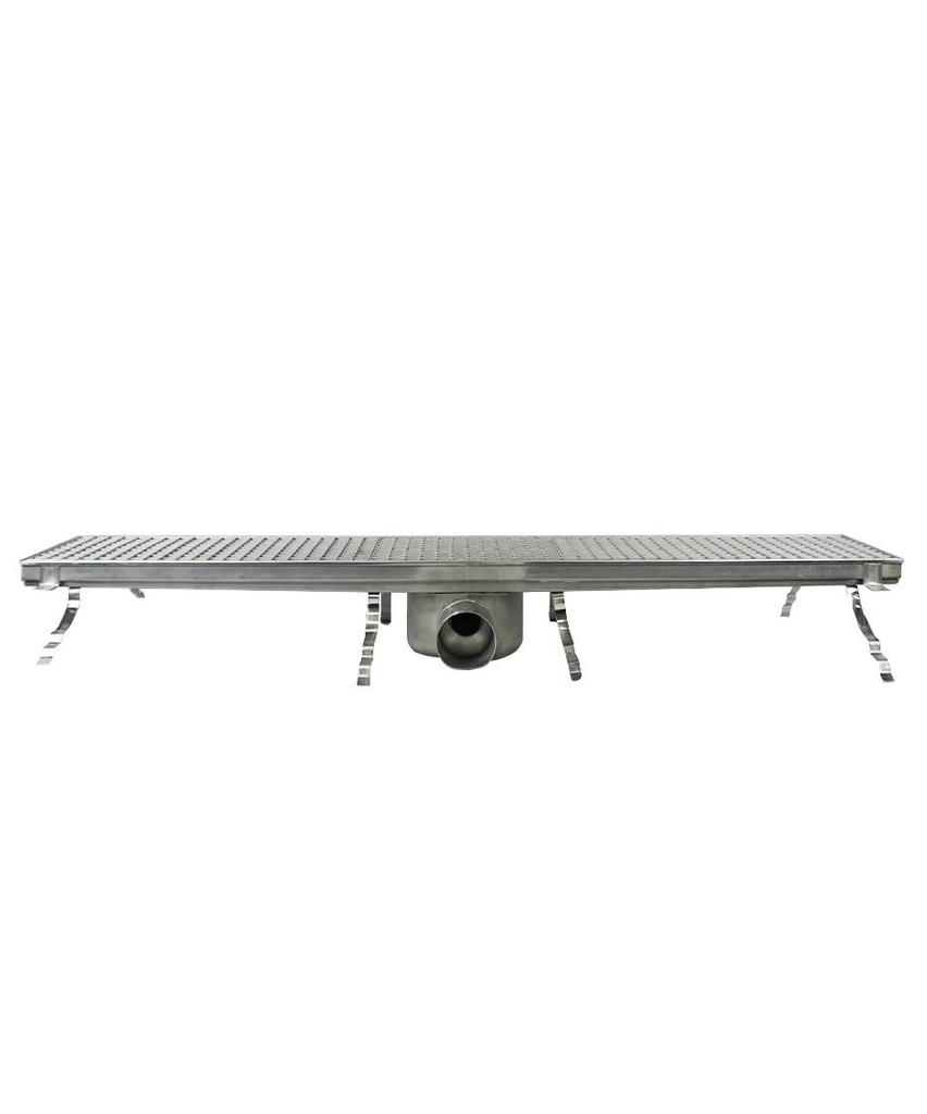 200 Bodenablauf 1144 aus Edelstahl, 1144 x 200 x 140 mm