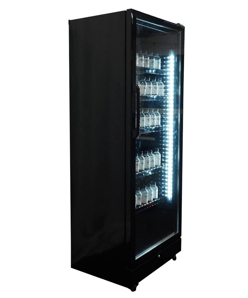 Kühlschrank 1, 650 x 595 x 1795 mm, 400 L, schwarz