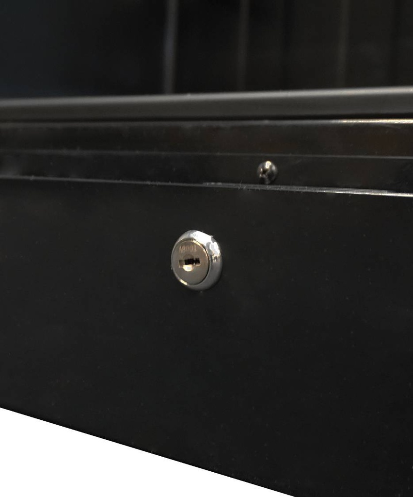 Kühlschrank 1, 650 x 595 x 1795 mm, 400 L, schwarz
