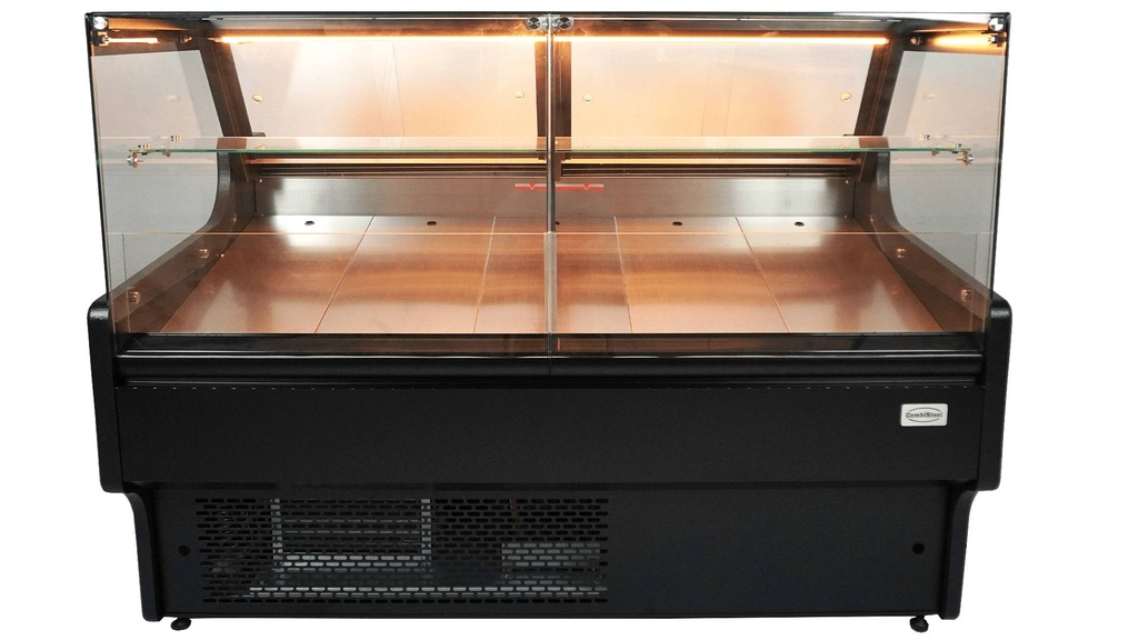 Kühlvitrine Thomas 1.5, 1580 x 940 x 1200 mm, schwarz