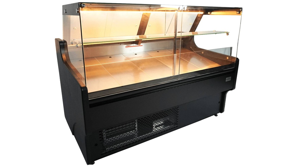 Kühlvitrine Thomas 1.5, 1580 x 940 x 1200 mm, schwarz