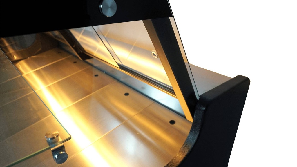 Kühlvitrine Thomas 1.5, 1580 x 940 x 1200 mm, schwarz