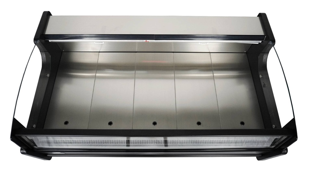 Kühlvitrine Ronald 2.0, 1955 x 940 x 870 mm, schwarz