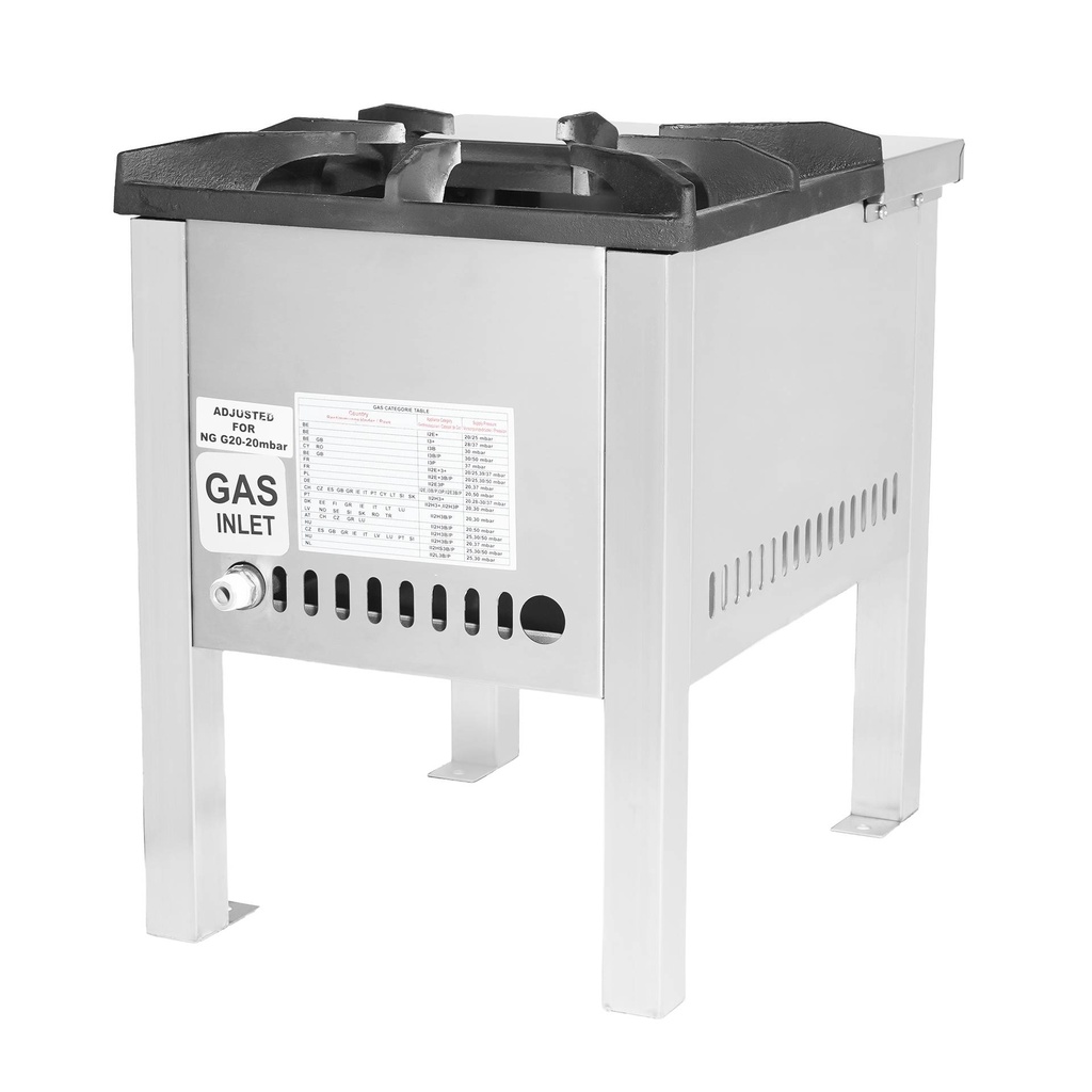 Gas Hocker-Kocher, 400 x 500 x 500 mm
