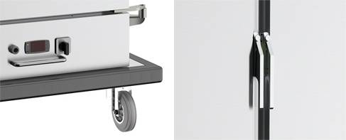 Bankett Wagen Warm aus Edelstahl, 15 x 2/1 GN, 811 x 928 x 1660 mm