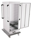 Bankett Wagen Warm aus Edelstahl, 15 x 2/1 GN, 811 x 928 x 1660 mm
