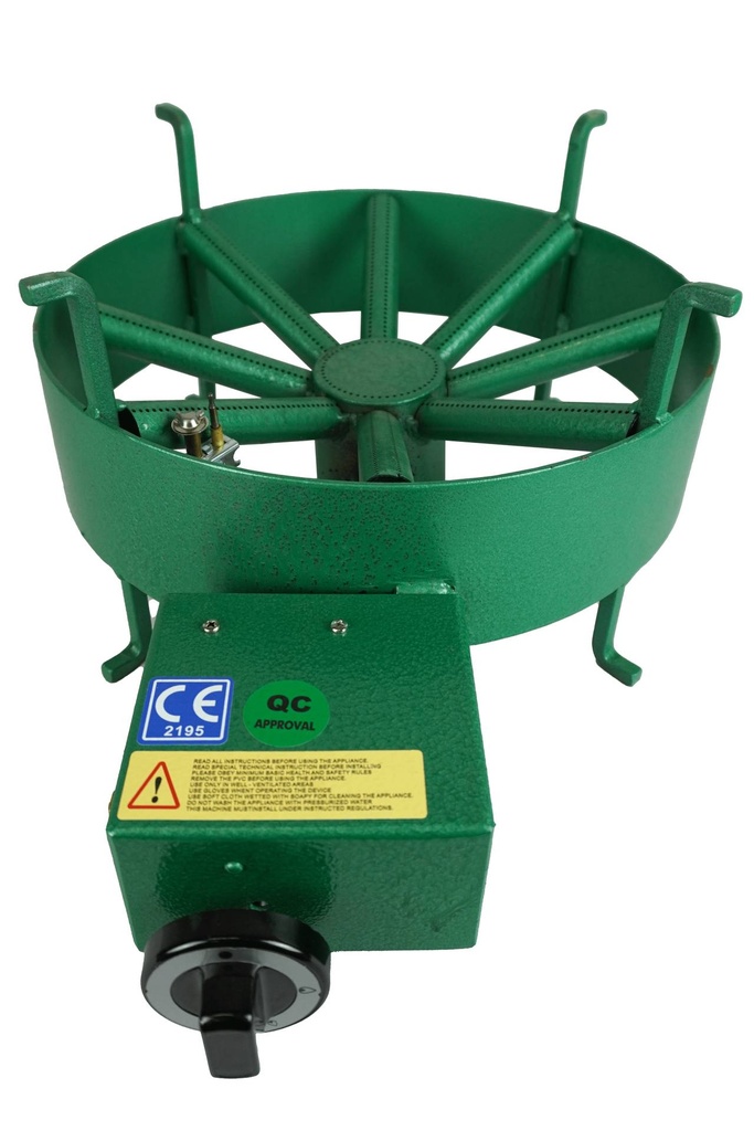 Gas-Wokbrenner, 15 kW, 380 x 500 x 230 mm