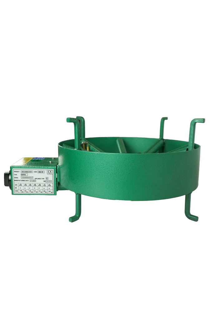 Gas-Wokbrenner, 15 kW, 380 x 500 x 230 mm