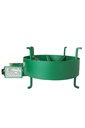 Gas-Wokbrenner, 15 kW, 380 x 500 x 230 mm