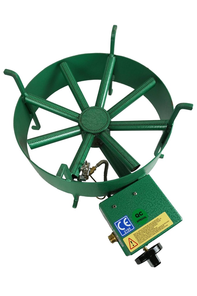 Gas-Wokbrenner, 15 kW, 380 x 500 x 230 mm