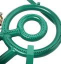 Gas-Wokbrenner, 11 kW, 350 x 475 x 150 mm, grün