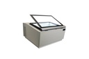 Tischmodell Speiseisvitrine mit Bedienung, 670 x 750 x 375 mm, weiß