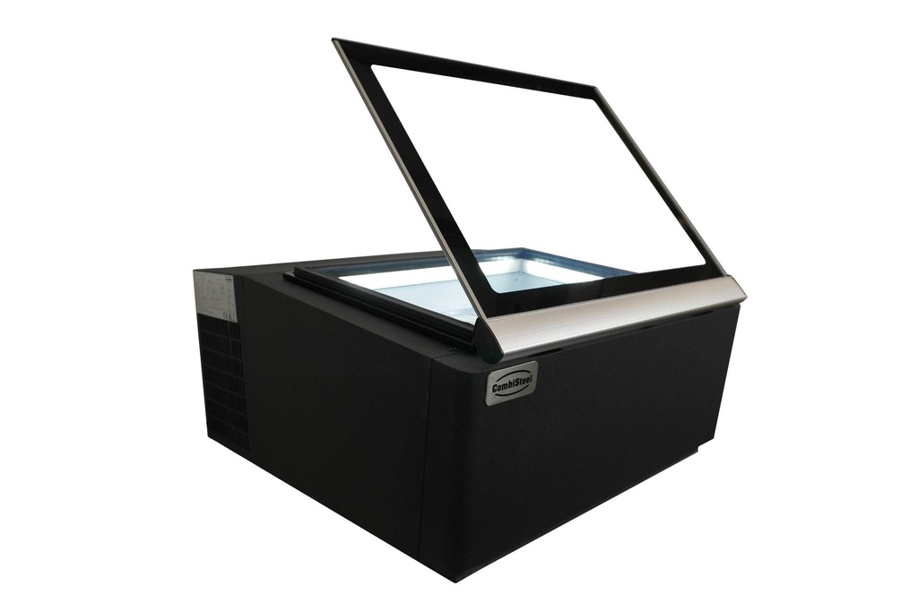 Tischmodell Speiseisvitrine mit Bedienung, 670 x 750 x 375 mm, schwarz