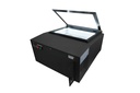 Tischmodell Speiseisvitrine mit Bedienung, 670 x 750 x 375 mm, schwarz