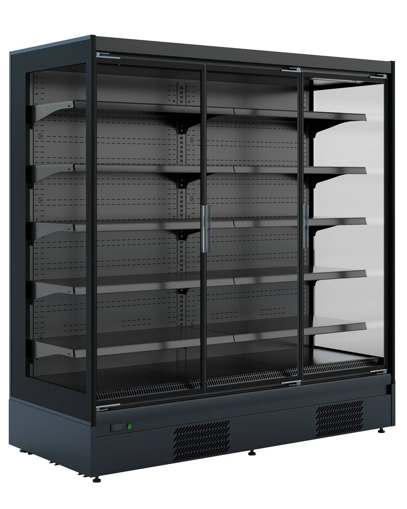 Wandkühlung Mike, 3810 x 865 x 2000 mm, 2340 L, schwarz