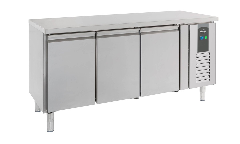 Tiefkühltisch 3 Türen, 1795 x 700 x 850 mm, 402 L