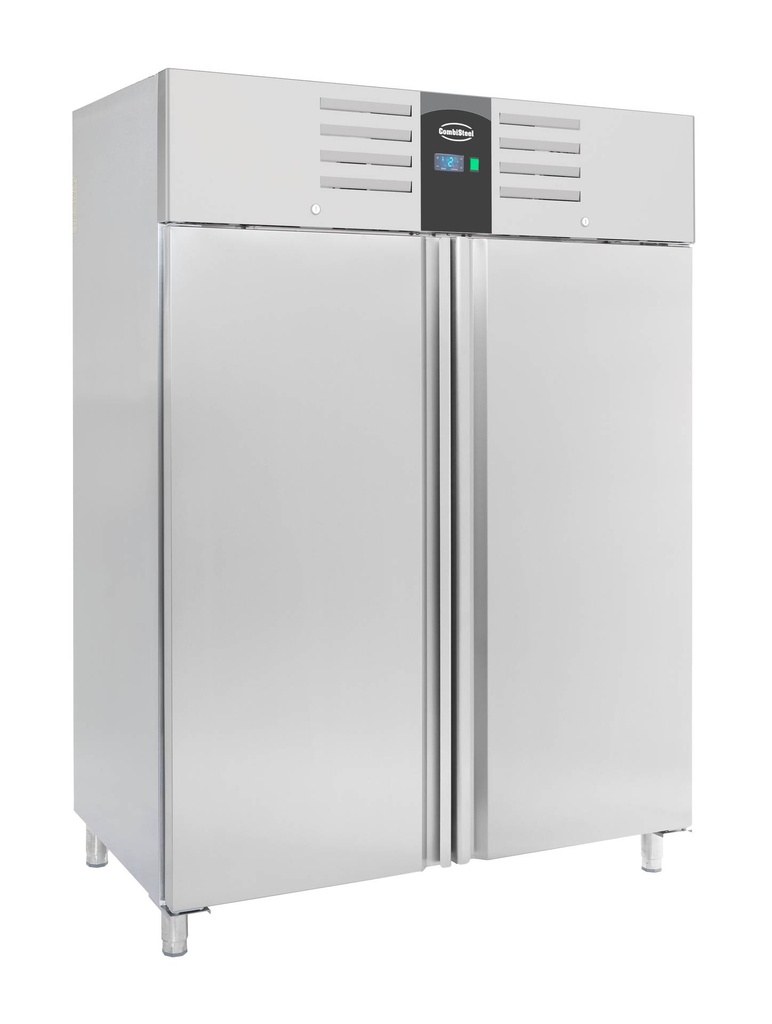 Kühlschrank 2 Türen aus Edelstahl, 1400 L, 1420 x 875 x 2100 mm