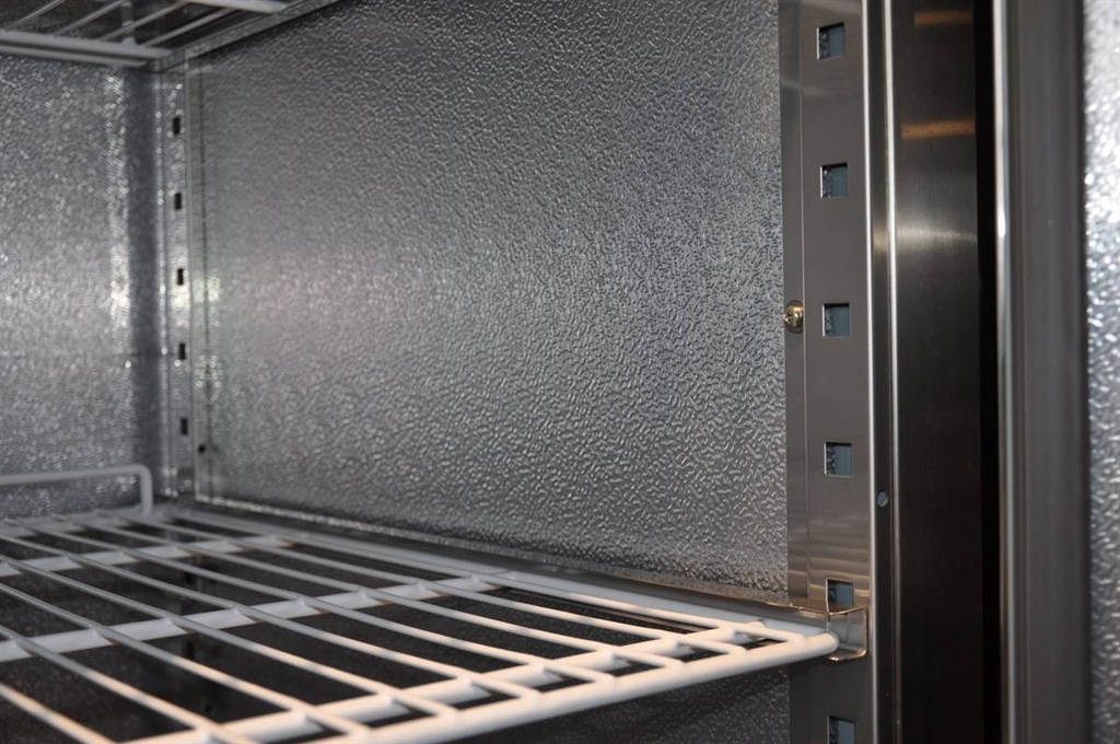 Kühlschrank +Alu Statisch, 1200 L, 1340 x 810 x 2010 mm, 1200 L