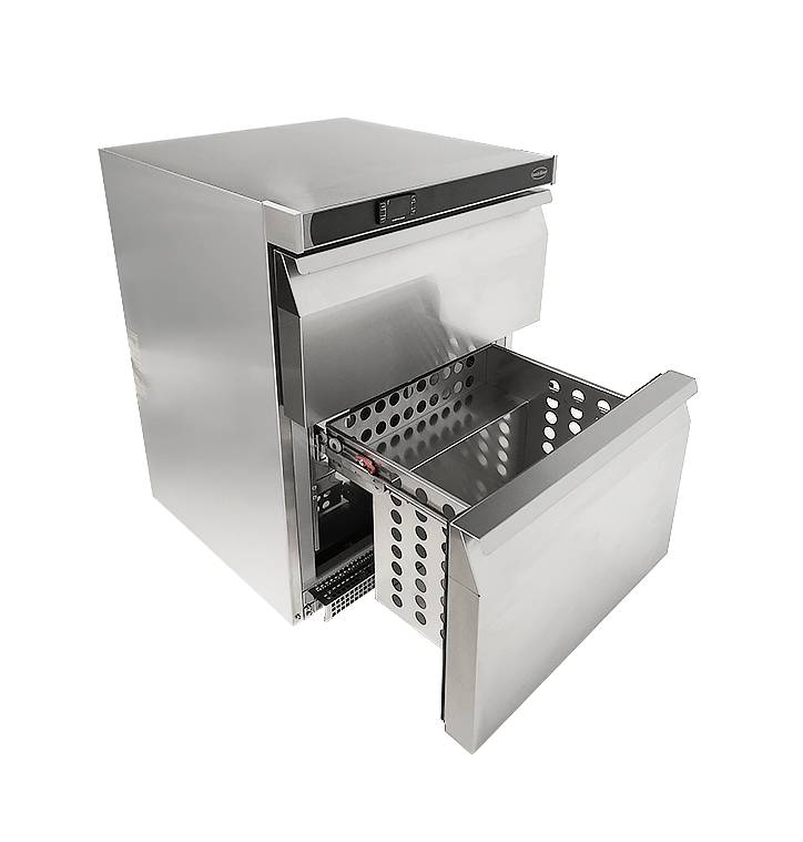Kühlschrank Rfs 2 aus Edelstahl, 600 x 605 x 810 mm