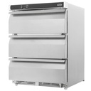 Kühlschrank Rfs 3 aus Edelstahl, 600 x 605 x 810 mm