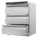 Kühlschrank Rfs 3 aus Edelstahl, 600 x 605 x 810 mm